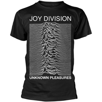 textil Camisetas manga larga Joy Division Unknown Pleasures Negro