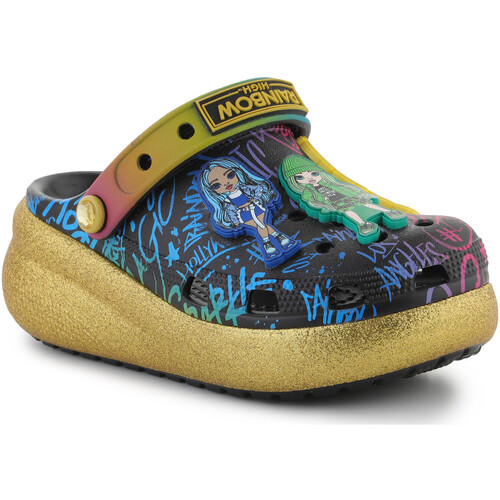 Zapatos Niña Sandalias Crocs Classic Rainbow High Cutie Clog K 208116-90H Multicolor