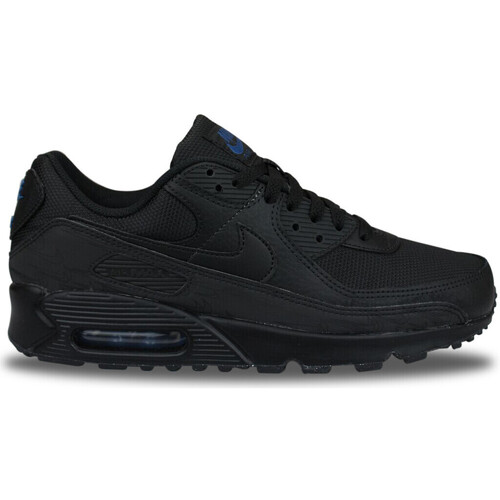 Zapatos Hombre Zapatillas bajas Nike Air Max 90 Black Blue Reflective Negro