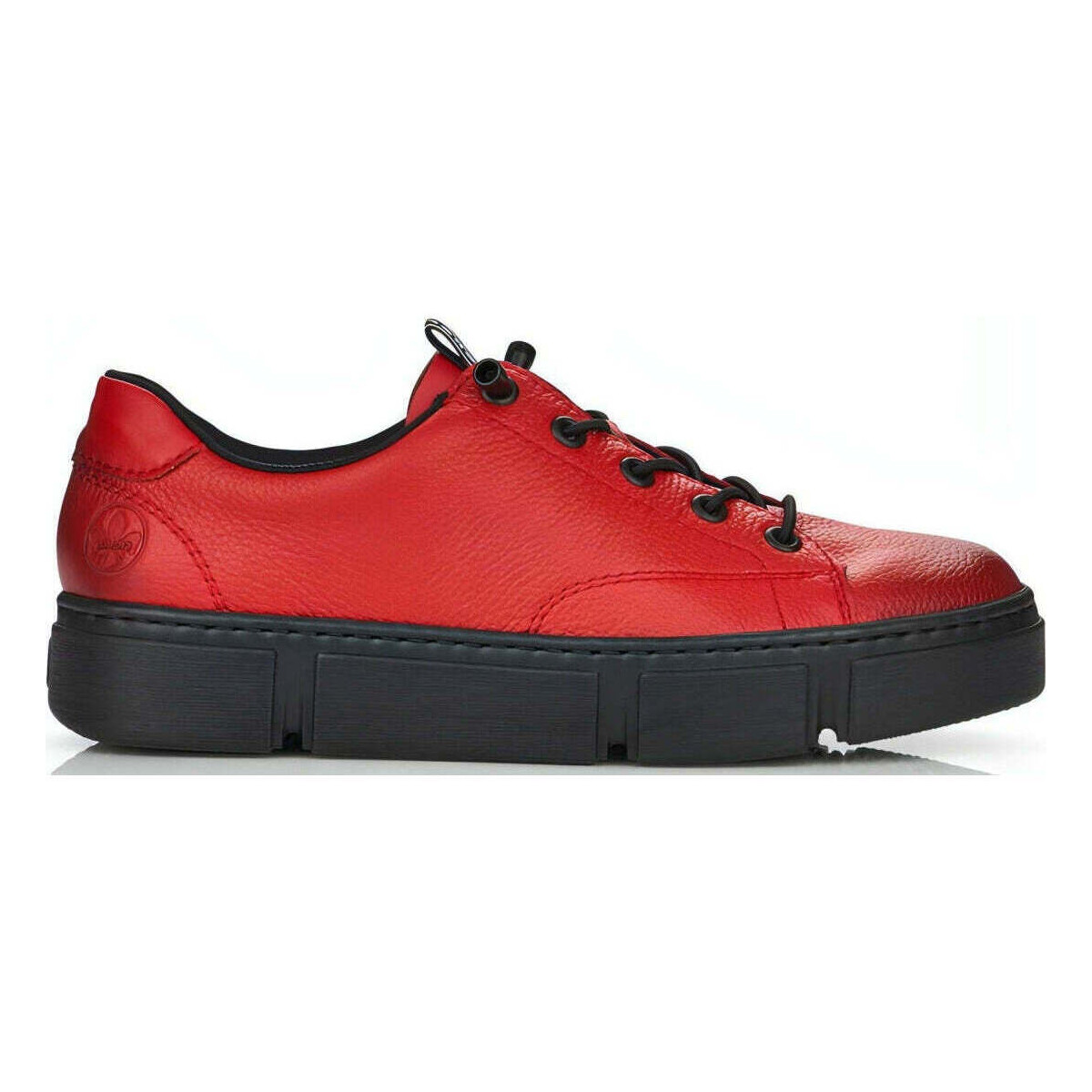 Zapatos Mujer Zapatillas bajas Rieker  Rojo