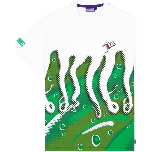 textil Hombre Tops y Camisetas Octopus 7Up  Swirl Tee Blanco