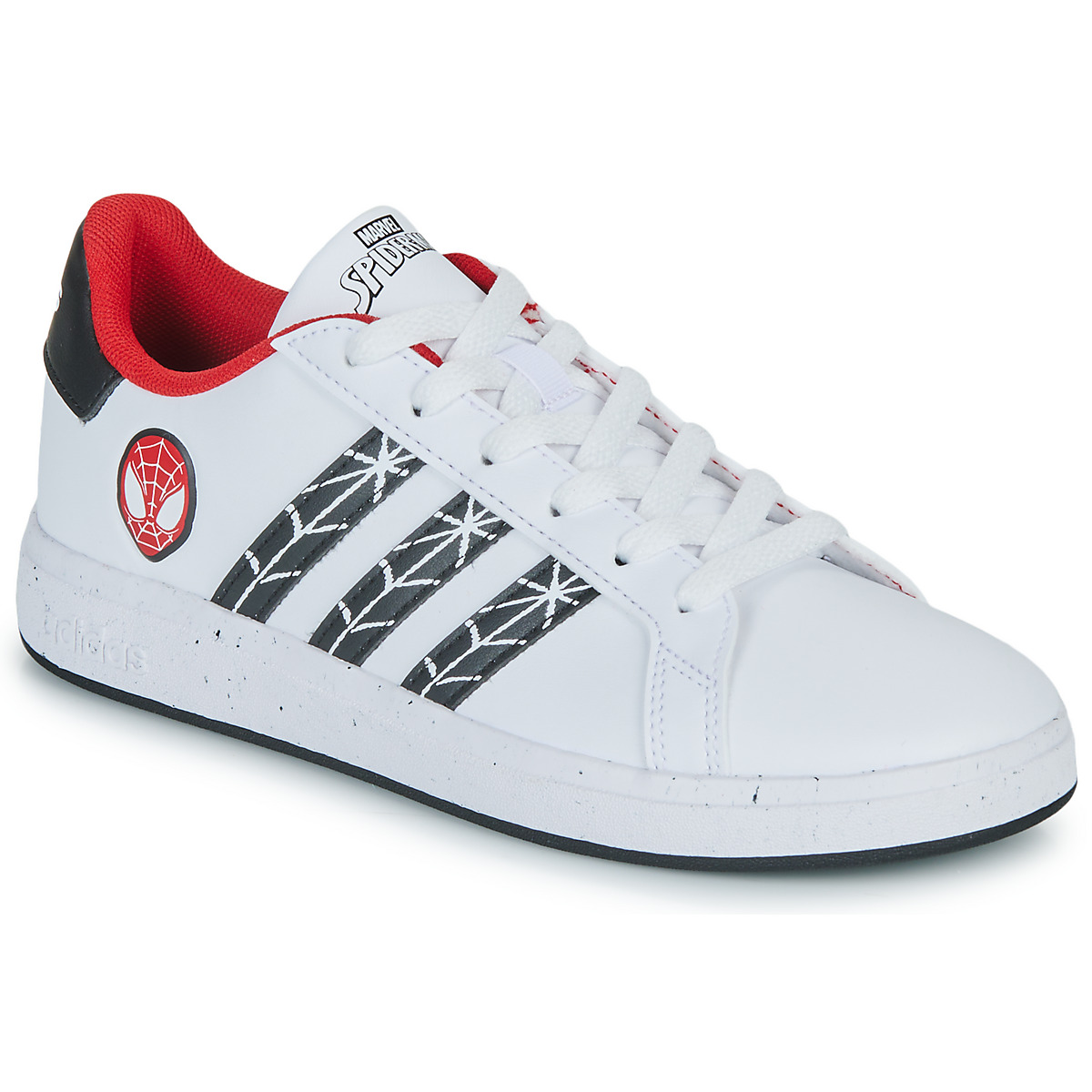 Zapatos Niño Zapatillas bajas Adidas Sportswear GRAND COURT Spider-man K Blanco / Rojo