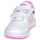Zapatos Niña Zapatillas bajas Adidas Sportswear HOOPS 3.0 CF C Blanco / Rosa