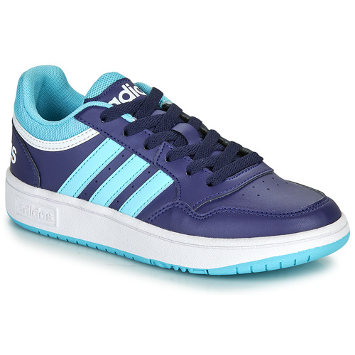 Zapatos Niño Zapatillas bajas Adidas Sportswear HOOPS 3.0 K Marino / Azul