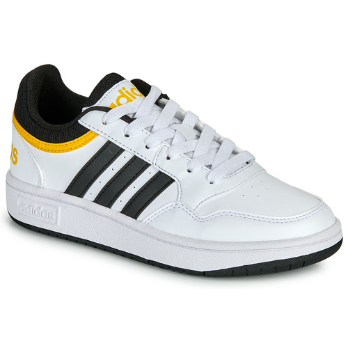 Zapatos Niño Zapatillas bajas Adidas Sportswear HOOPS 3.0 K Blanco / Negro