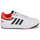 Zapatos Niños Zapatillas bajas Adidas Sportswear HOOPS 3.0 K Blanco / Negro / Rojo