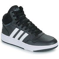 Zapatos Niños Zapatillas altas Adidas Sportswear HOOPS MID 3.0 K Negro / Blanco