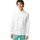 textil Hombre Camisas manga larga Lacoste Linen Casual Shirt - Blanc Blanco