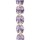 Relojes & Joyas Mujer Aretes Luna Collection 70625 Violeta