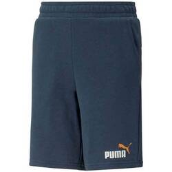 textil Niños Shorts / Bermudas Puma Pantalón corto  ESS+ 2 Col  586989-16 Azul
