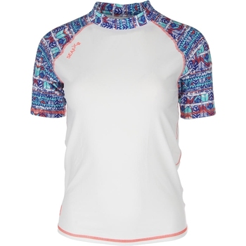 textil Mujer Camisetas manga corta Seafor LYCRA TOP INDI Blanco