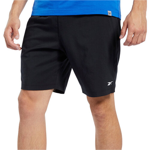 textil Hombre Shorts / Bermudas Reebok Sport WOR COMM WOVEN SHORT Negro