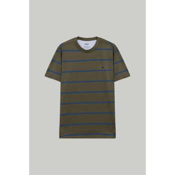textil Hombre Camisetas manga corta Sepiia Básica Cuello Redondo Non Iron Verde