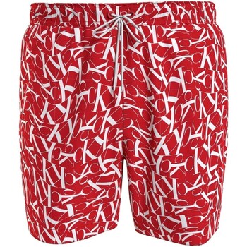 textil Hombre Shorts / Bermudas Calvin Klein Jeans KM0KM00802 Rojo