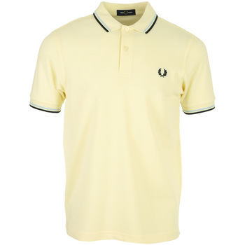textil Hombre Tops y Camisetas Fred Perry Twin Tipped Amarillo