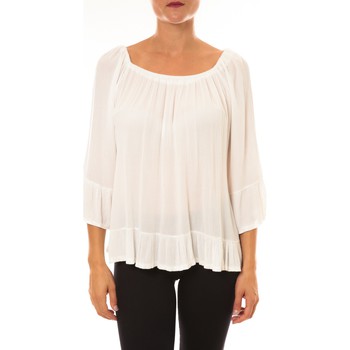 textil Mujer Tops / Blusas By La Vitrine Blouse Giulia blanc Blanco