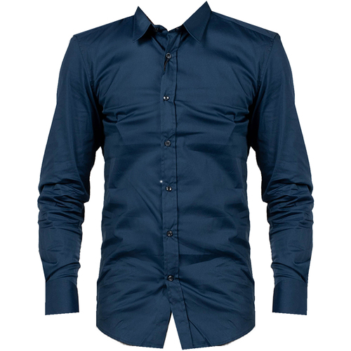 textil Hombre Camisas manga larga Antony Morato MMSL00375-FA450001 Azul