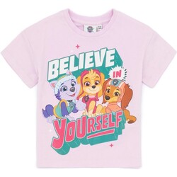 textil Niña Camisetas manga larga Paw Patrol Believe In Yourself Violeta