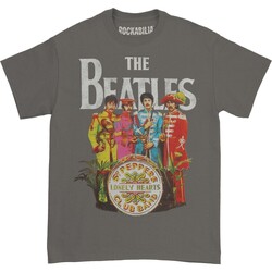 textil Camisetas manga larga The Beatles Sgt Pepper Gris