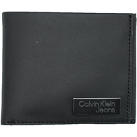 Bolsos Hombre Cartera Calvin Klein Jeans Logo Bi-Fold Wallet Negro