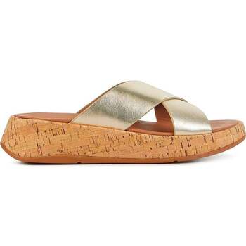 Zapatos Mujer Sandalias FitFlop S  F-MODE METAL LTH FT8 Marrón