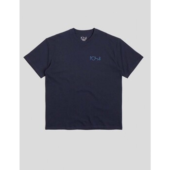 textil Hombre Camisetas manga corta Polar Skate Co CAMISETA  STROKE LOGO TEE  NAVY/BLUE Azul