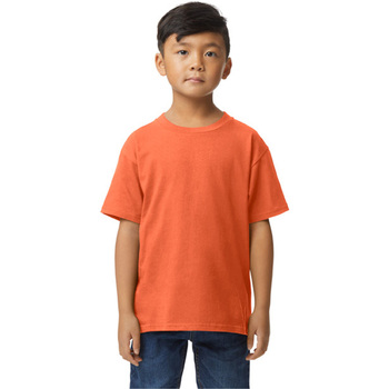 textil Niños Camisetas manga larga Gildan Softstyle Naranja