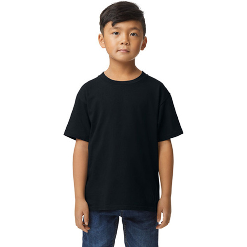 textil Niños Camisetas manga larga Gildan Softstyle Negro