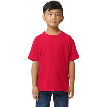 textil Niños Camisetas manga larga Gildan Softstyle Rojo