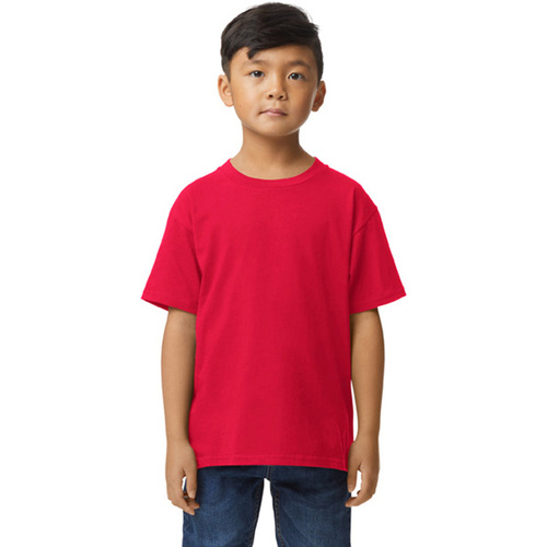 textil Niños Camisetas manga larga Gildan Softstyle Rojo