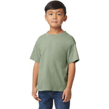 textil Niños Camisetas manga larga Gildan Softstyle Verde