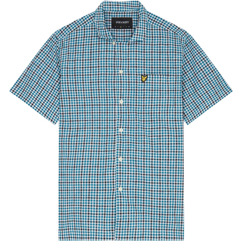 textil Hombre Camisas manga larga Lyle & Scott SW1802V W873 Azul