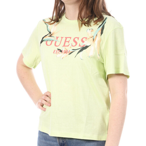 textil Mujer Tops y Camisetas Guess  Verde