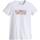 textil Mujer Tops y Camisetas Levi's THE PERFECT TEE 501 QUILT Blanco