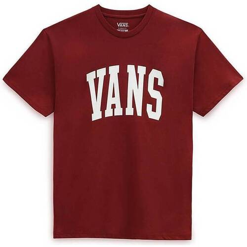 textil Hombre Tops y Camisetas Vans Varsity Type  VN00003BBQS1 Rojo