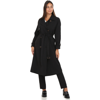 textil Mujer Trench La Modeuse 62390_P141660 Negro