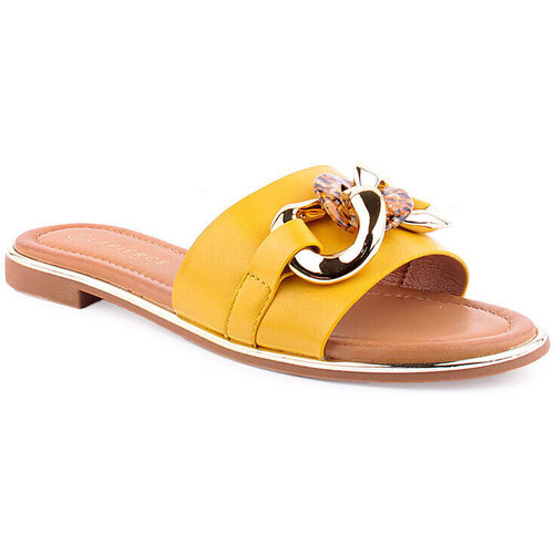 Zapatos Mujer Zuecos (Mules) Lapierce L Slippers CASUAL Amarillo