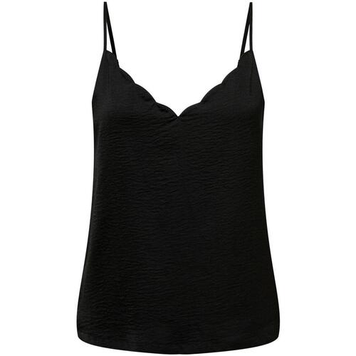 textil Mujer Tops y Camisetas Only ONLDEBBIE SINGLET WVN Negro