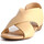 Zapatos Mujer Sandalias Bueno Shoes L-2408 Beige