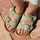 Zapatos Mujer Sandalias Genuins HAWAII G104862 VERDE Verde