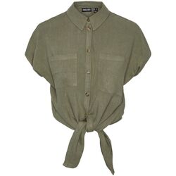 textil Mujer Camisas Pieces 17124357 VINSTY-DEPP LICHEN GREEN Verde