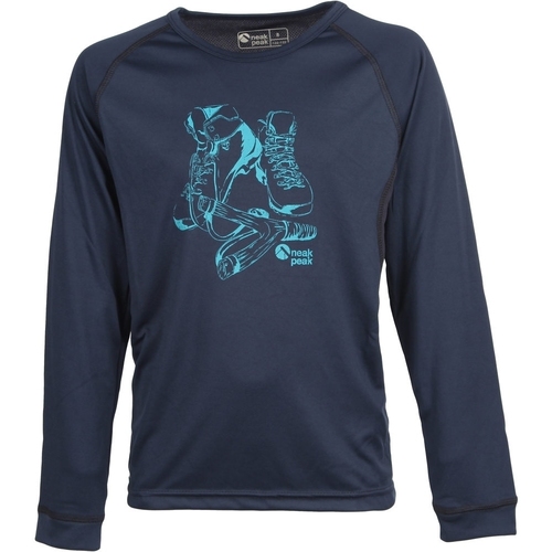 textil Niños Camisas manga corta Neak Peak K-T-FENTIL Azul