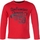 textil Niños Camisetas manga larga Abery MAGNETO-1 Rojo
