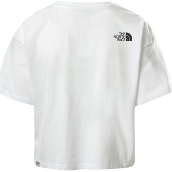 The North Face W CROPPED SIMPLE DOME TEE Blanco