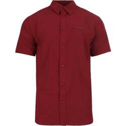 textil Hombre Camisas manga larga Trango CAMISA ESERA VN Rojo