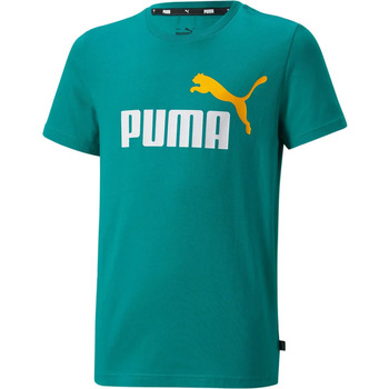 textil Niños Polos manga corta Puma X_ESS+ 2 Col Logo Tee Azul