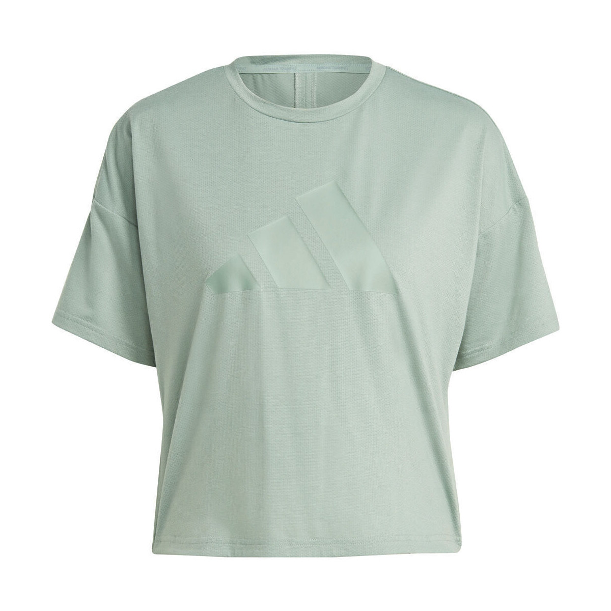 textil Mujer Camisas adidas Originals W I 3 BAR TEE 2 Verde