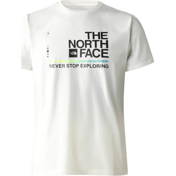 The North Face M FOUNDATION GRAPHIC TEE S/S - EU Blanco