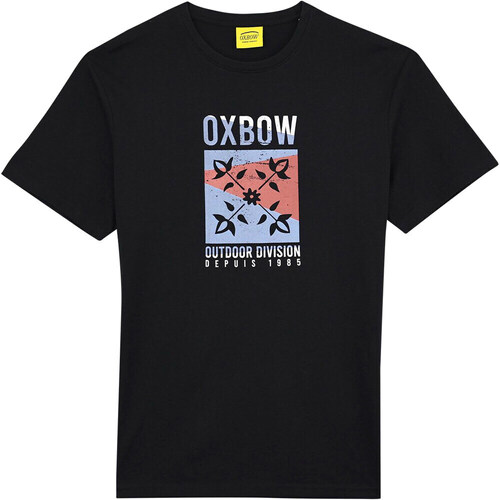 textil Hombre Camisetas manga corta Oxbow P1TARCO tee shirt Negro