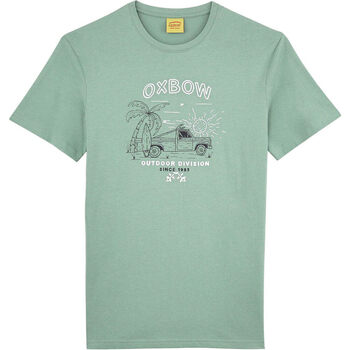 textil Hombre Camisetas manga corta Oxbow P1TROKE tee shirt Verde